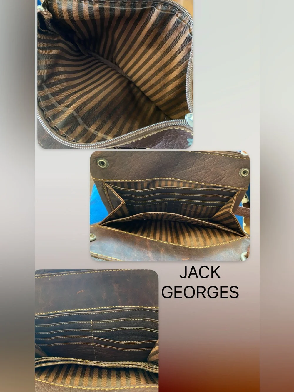 Jack George’s Voyager Leather Crossbody Bag